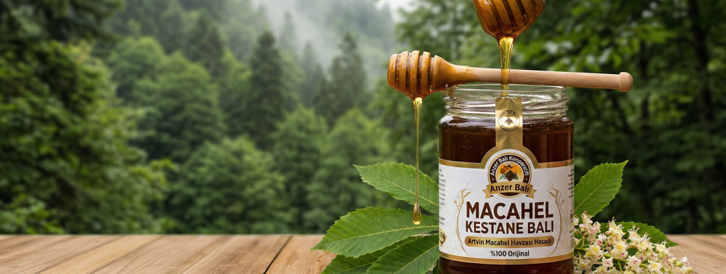 Macahel Kestane Balı | %100 Orijinal | Anzer Balı Kooperatifi